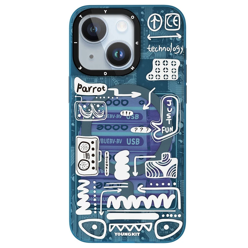 Youngkit Dark Matter M-Safe Apple iPhone 15 Kılıf