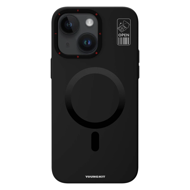 Youngkit Hermit Bracket M-Safe Standlı Apple iPhone 15 Kılıf