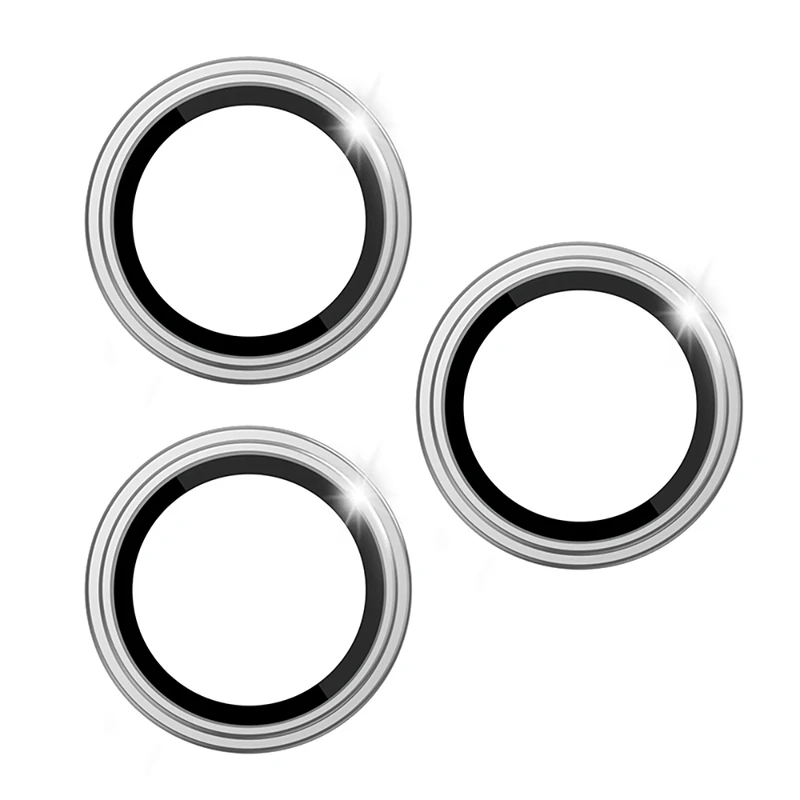 Wiwu 17 Pro Max Titan Lens Guard Siver