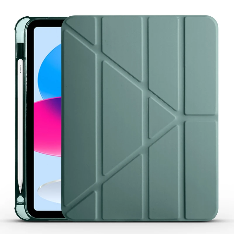 Zore Tri Folding Apple iPad 11.Nesil 2025 Kalem Bölmeli Standlı Kılıf