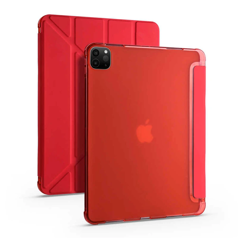 Zore Tri Folding Apple iPad Pro 11 2020 (2.Nesil) Kalem Bölmeli Standlı Kılıf