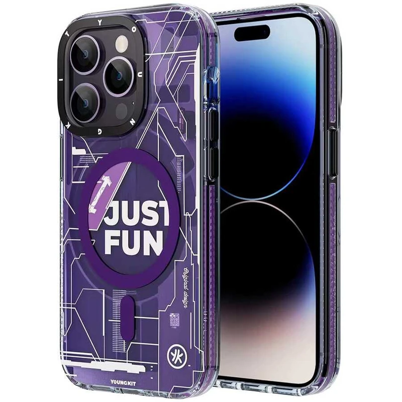 YoungKit Technology Serisi Apple iPhone 14 Pro M-Safe Şarj Özellikli Kılıf