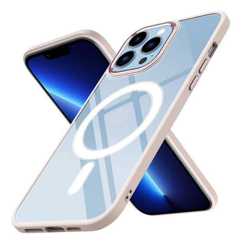 Zore Krom M-Safe Apple iPhone 12 Pro Max Kablosuz Şarj Özellikli Silikon Kılıf