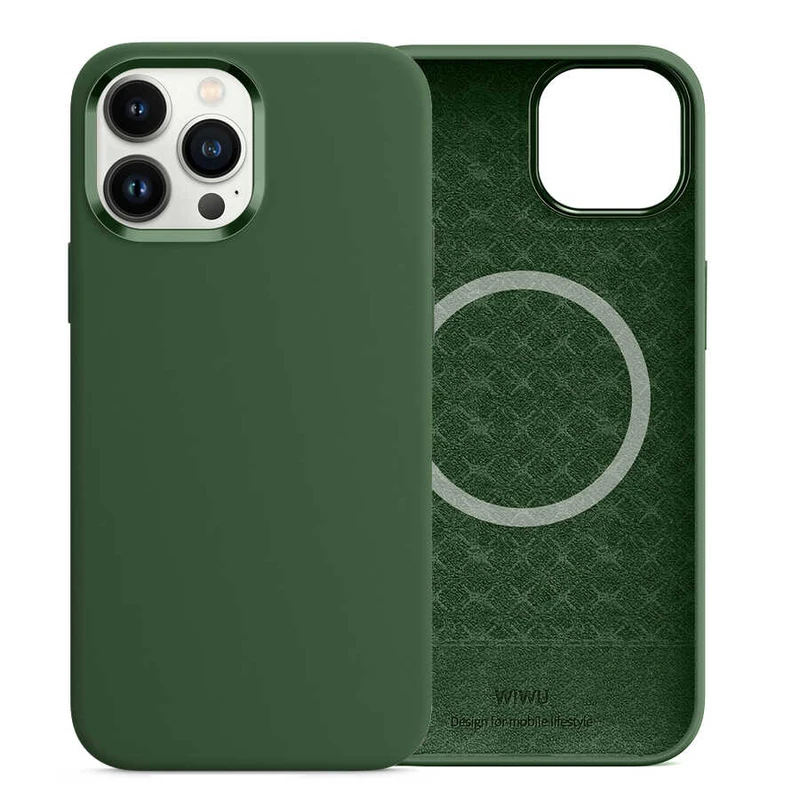 Wiwu M-Safe Apple iPhone 13 Pro Max Magnetik Silikon Kılıf