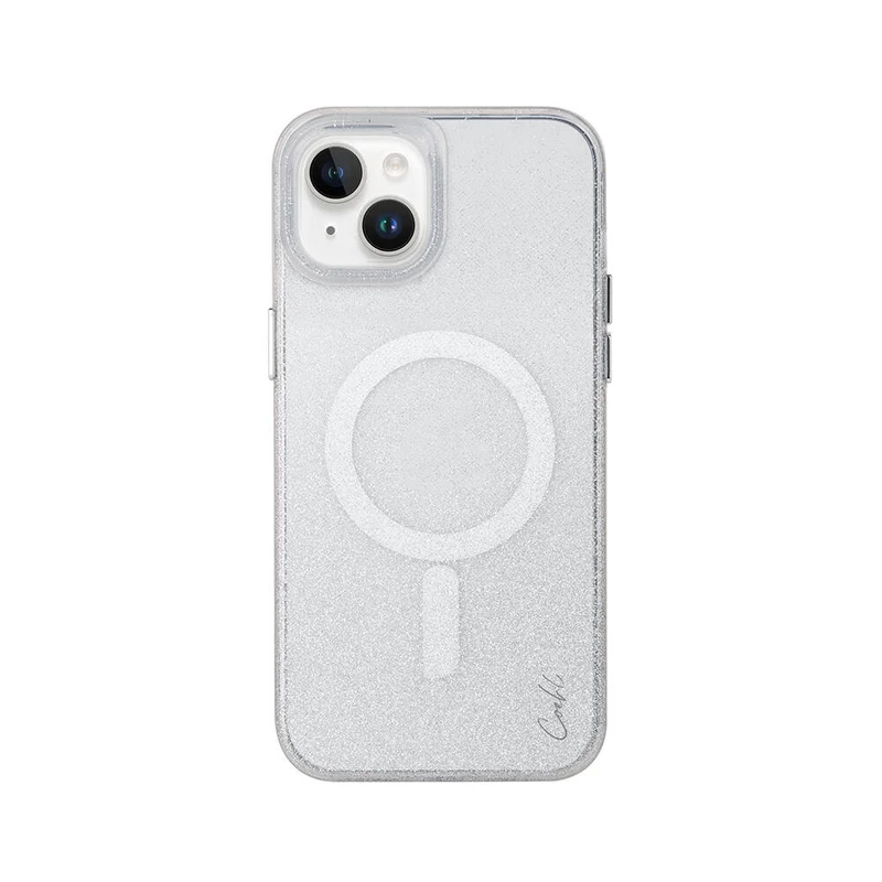 Coehl Lumino Apple iPhone 14 M-Safe Şarj Özellikli Simli Kılıf