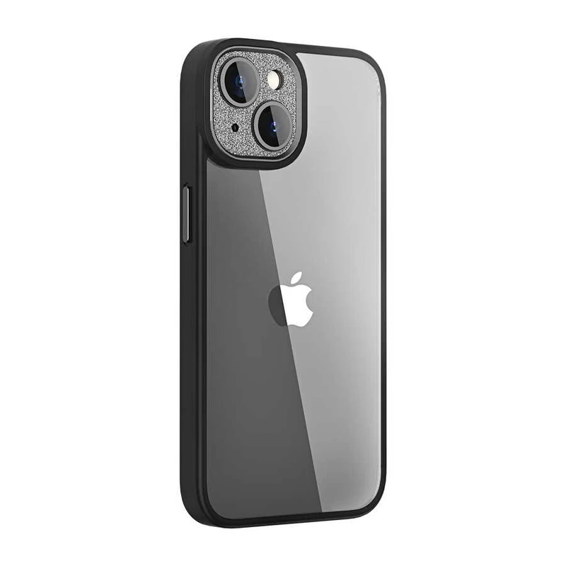 Wiwu GCC-105 Apple iPhone 14 Lens Korumalı Renkli Kenarlı Şeffaf Kılıf
