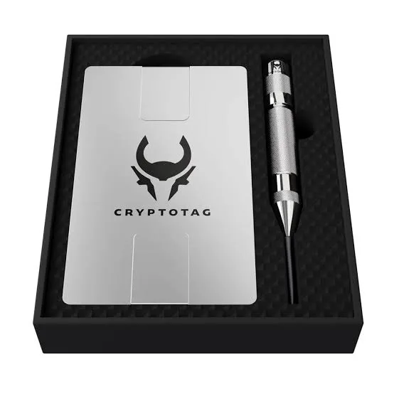 Cryptotag Zeus Starter Kit Titanyum Kripto Cüzdan Yedekleme Seti