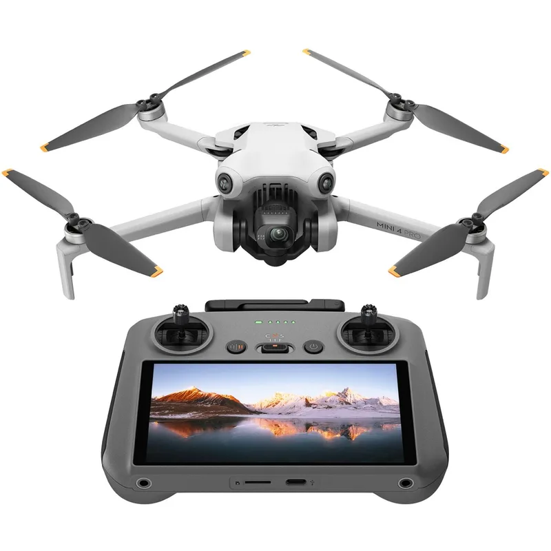 DJI Mini 4 Pro, DJI RC 2 Ekranlı Kumandalı, 249 gr, 4K Çekim, Drone, Gri