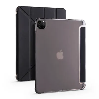 Zore Tri Folding Apple iPad Pro 11 2020 (2. Nesil) Kalem Bölmeli Standlı Kılıf