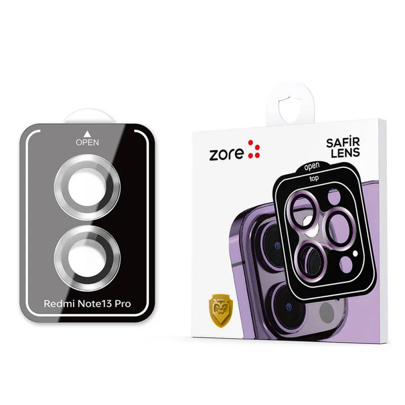Zore Xiaomi Redmi Note 13 Pro 4G Kamera Lens Koruyucu Cam Filmi