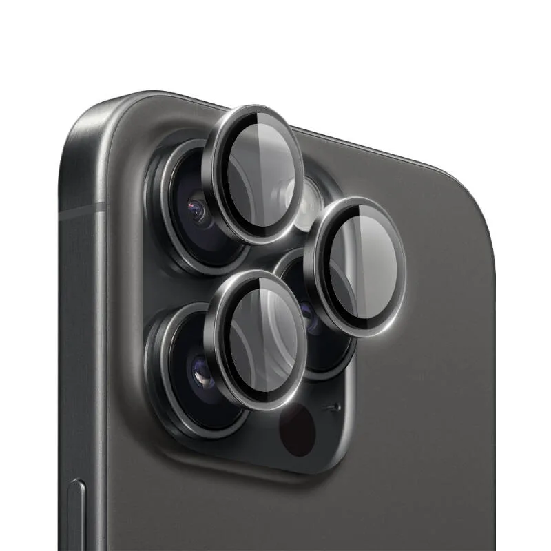 Wiwu LG-004 PVD Lens Guard Apple iPhone 15 Pro Metal Kamera Lens Koruyucu