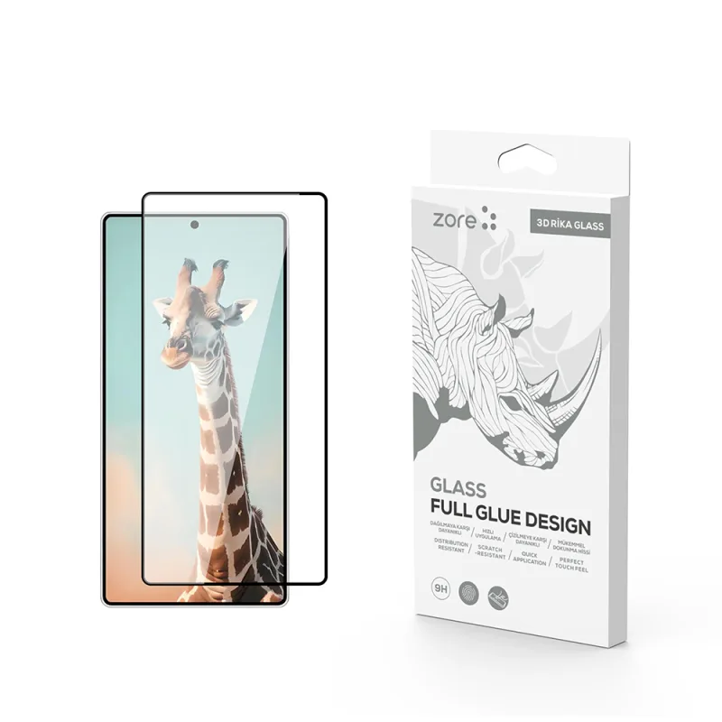 Zore Rika Premium Samsung Galaxy S25 Ultra Temperli Cam Ekran Koruyucu
