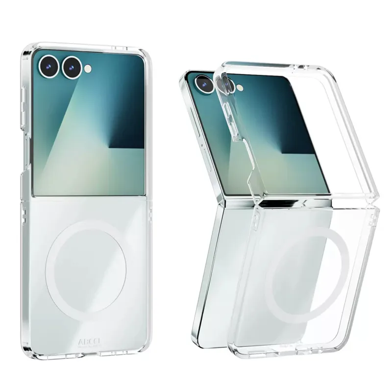 Zore Porto Samsung Galaxy Z Flip 7 Kamera Korumalı M-Safe Sert PC Kılıf