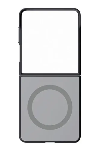 Samsung Galaxy Z Flip8 Aynalı Magnet Kılıf - Gümüş