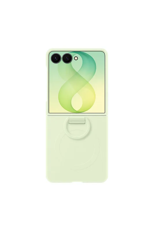 Samsung EF-FF776CGEGWW Galaxy Z Flip 8 Halkalı Manyetik Silikon Kılıf