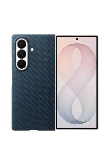 Samsung Galaxy Z Fold8 Ultra Carbon Magnet Lacivert Kılıf