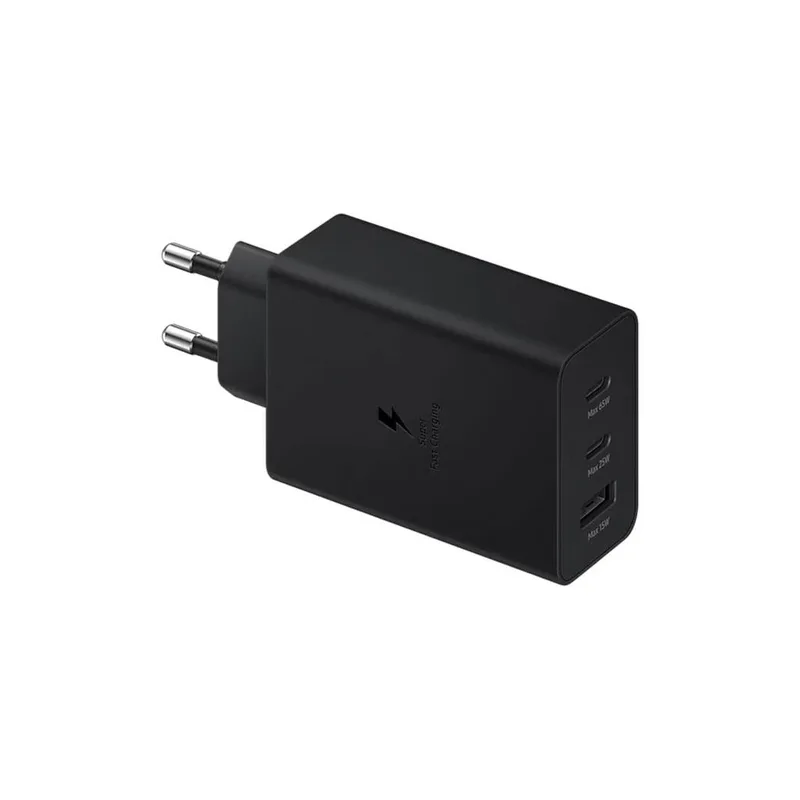 Samsung Trio 65W PD Siyah Şarj Aleti