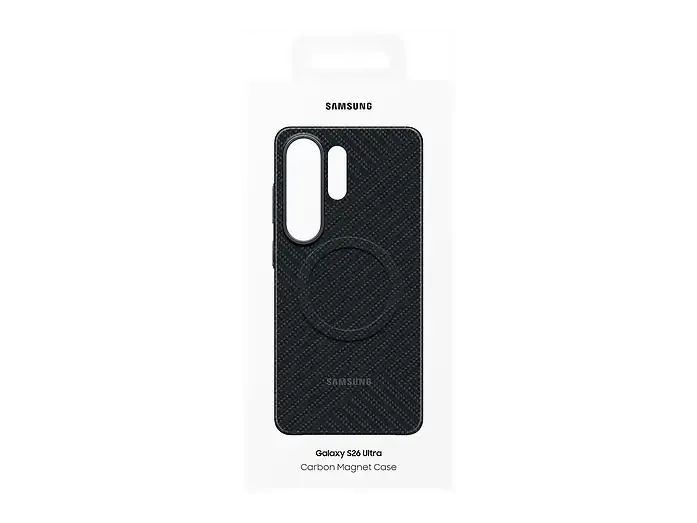 Samsung Galaxy S26 Ultra Carbon Magnet Siyah Kılıf