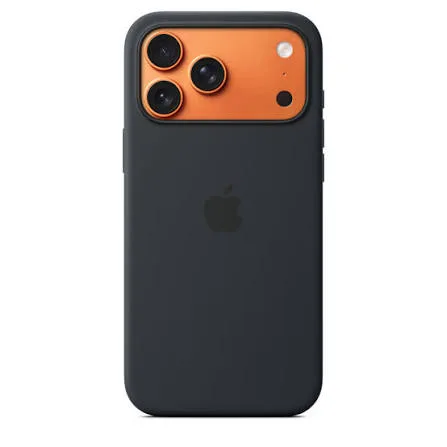 Apple iPhone 17 Pro Max MagSafe Silikon Siyah Kılıf