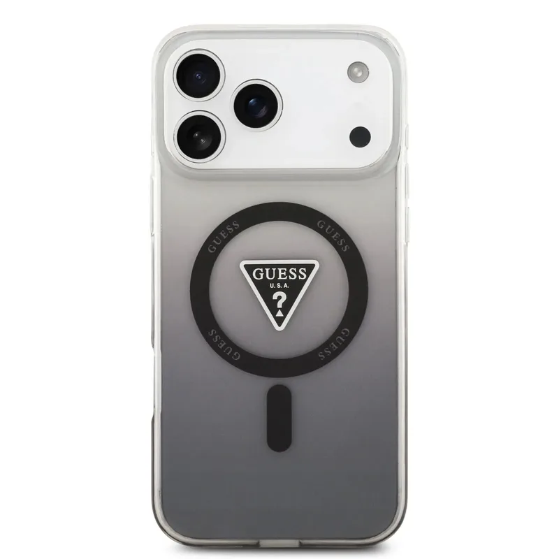 iPhone 17 Pro Max için Guess MagSafe IML Degrade Kılıf Siyah