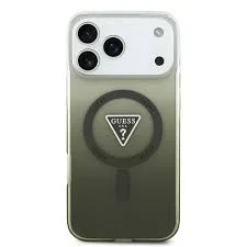 iPhone 17 Pro Max için Guess MagSafe IML Degrade Kılıf Şeffaf / Haki
