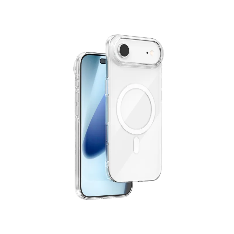 Wiwu YXK-207 Invisible Pro Apple iPhone 17 Air M-Safe Şarj Özellikli Sert PC Kılıf