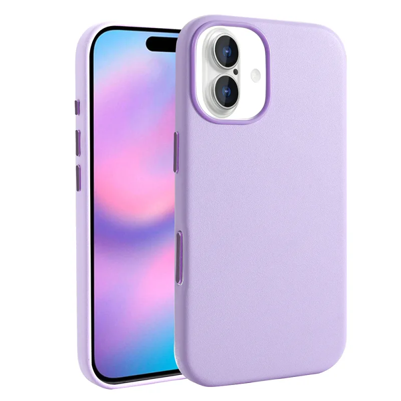 Zore Kupra Apple iPhone 17 M-Safe Şarj Özellikli PU Deri Görünümlü Kılıf