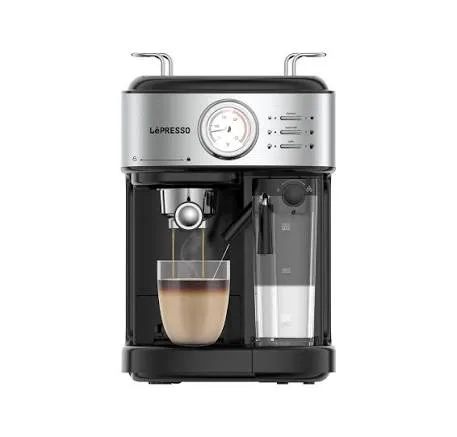 Lepresso Espresso Kahve Makinesi 20 Bar 1.7L Su Tankı Süt Köpürtücü Kapsül Uyumlu