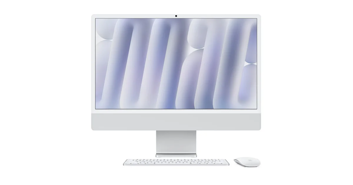 Apple iMach 24 inch 8 CPU 8GPU 8GB 256GB Bilgisayar AIO A2874 Silver