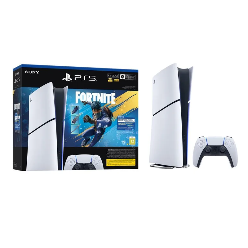 Sony PlayStation 5 Slim Digital 825GB Fortnite Flowering Chaos Beyaz Oyun Konsolu