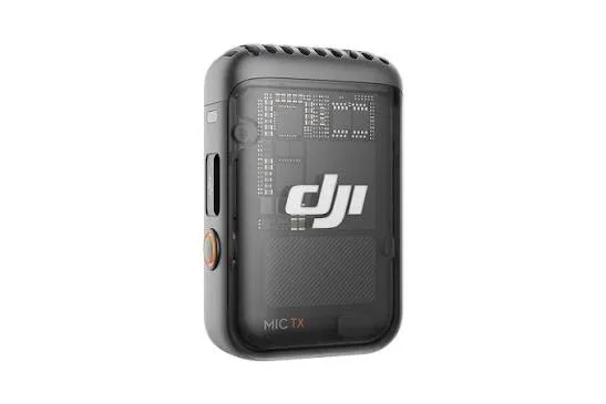 DJI Mic 2 Transmitter Shadow Black - Gürültü Engelleme, Basit Senkronizasyon, Dokunmaktik Ekran Mikrofon