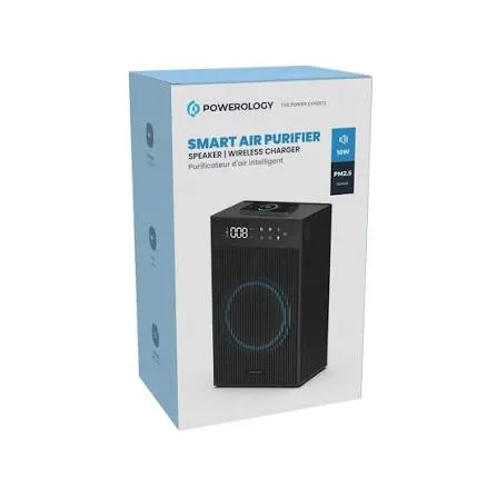 Powerology smart air purifier speaker wireless charger