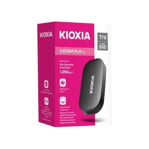 Kioxia Exceria Plus G2 1 TB Taşınabilir SSD LXD20K001TG8
