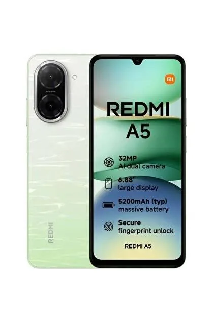 Xiaomi Redmi A5 3GB 64GB Lake Green Akıllı Telefon