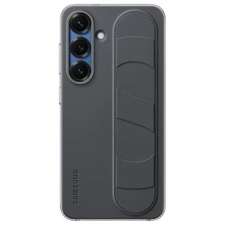 Samsung Galaxy S25 Standlı Kordonlu Kılıf Siyah