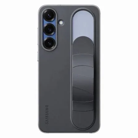 Samsung Galaxy S25+ Standlı Kordonlu Kılıf Siyah