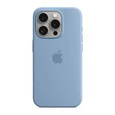 iPhone 15 Pro Silicone Case Winter Blue