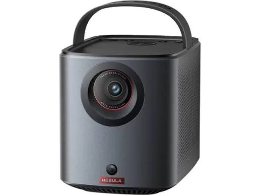 ANKER Nebula Mars 3 Hava Tragbarer Google TV Projektörü 1080p HDR-Auflösung 400 ANSI Lümen Çift 8W Dolby Ses.