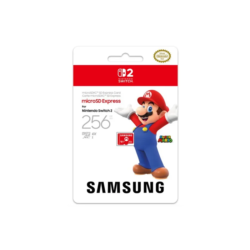 Nintendo Switch 2 için Samsung 256GB microSD Express Hafıza Kart