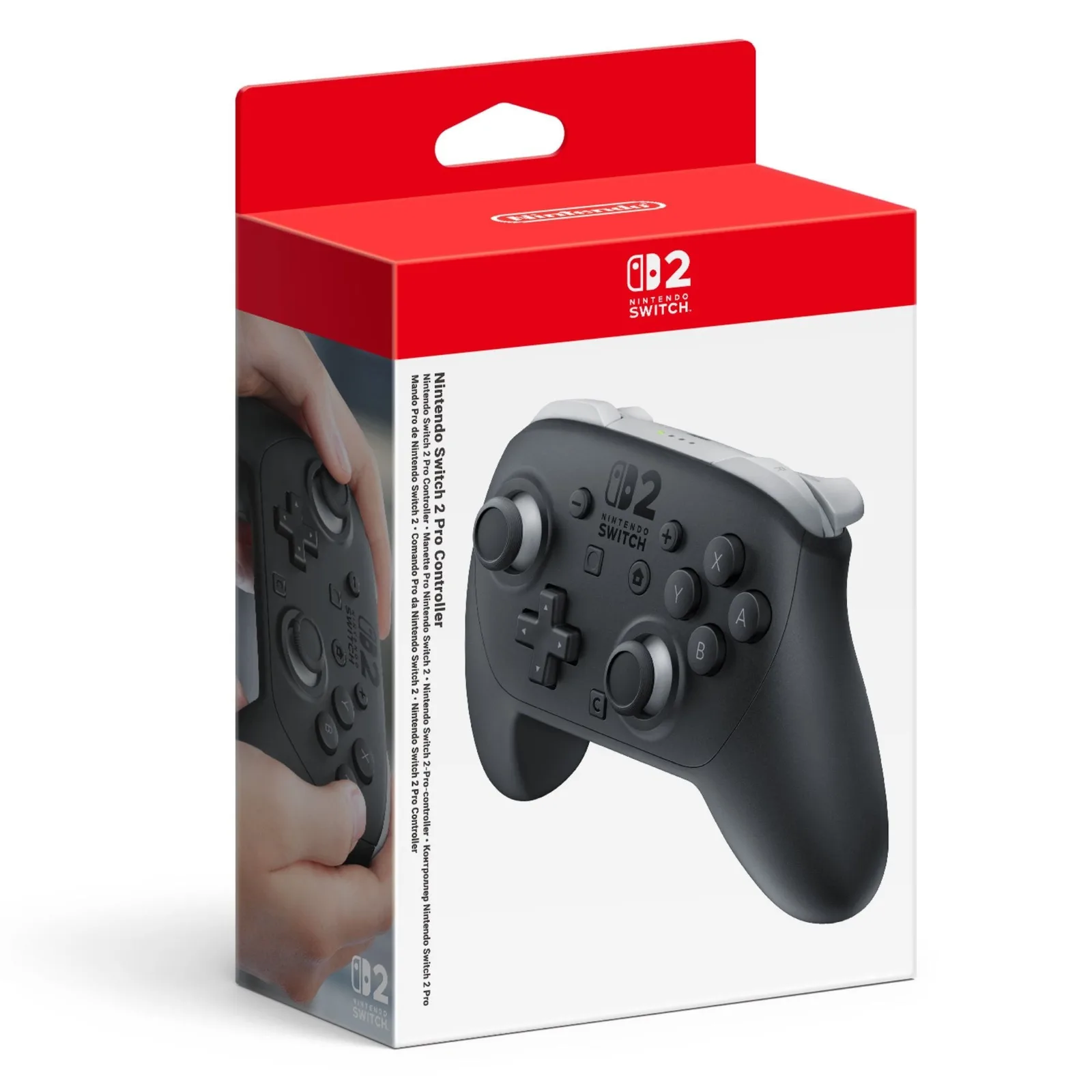 Nintendo Switch 2 Pro Controller Siyah Bluetooth Analog Oyun Kolu