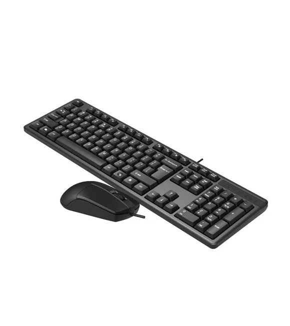 A4 TECH KR-3330 Q Türkçe USB Standart Siyah Klavye + Mouse