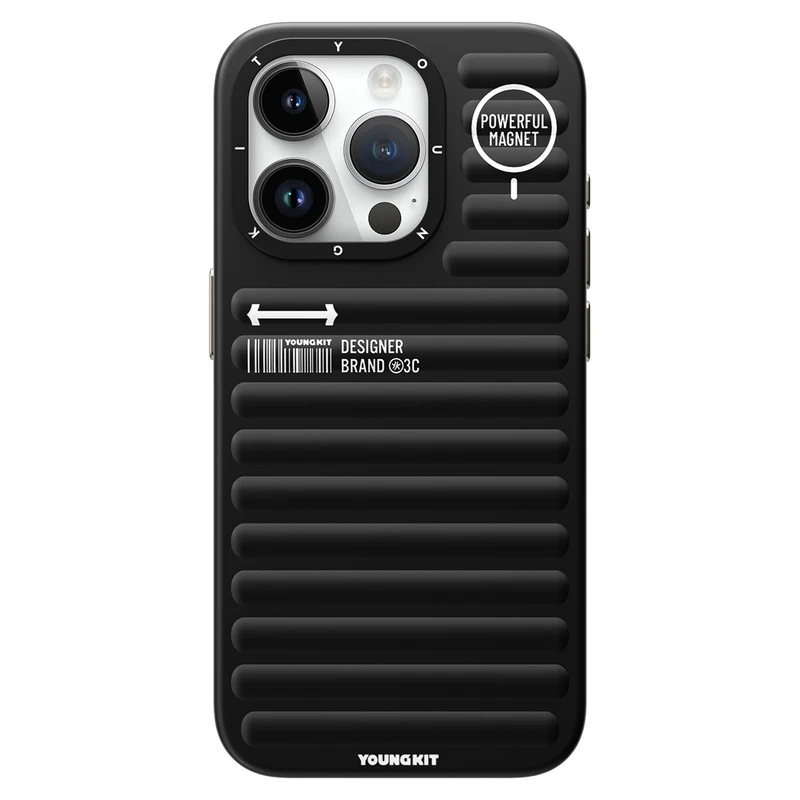 Youngkit Original Apple iPhone 15 Pro Max Siyah Kılıf