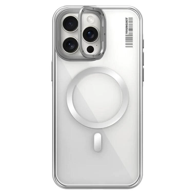 Youngkit JGCX004 Crystal Grid iP 15 Pro Max White