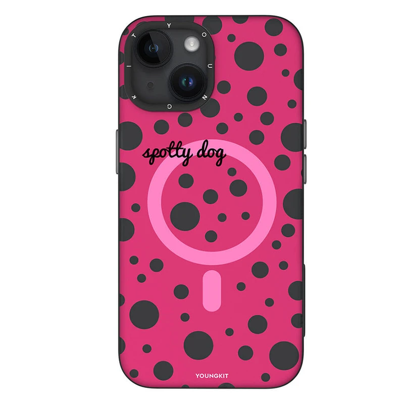 Youngkit BDCX003 Spots Magnet iP 15 Pink