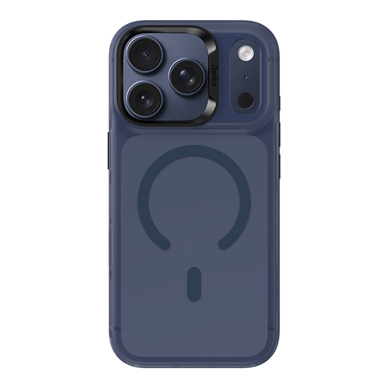 Benks Lucid Armor Magnetic Apple iPhone 17 Pro Max Mavi Kılıf