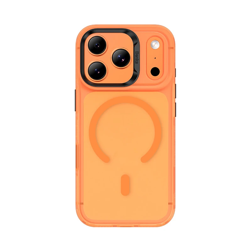 Benks Lucid Armor Magnetic Apple iPhone 17 Pro Max Turuncu Kılıf