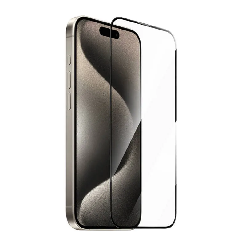 Apple iPhone 16 Pro Wiwu GT-014 Polimer Oleofobik Kaplama Şeffaf Pürüzsüz Temperli Cam Ekran Koruyucu